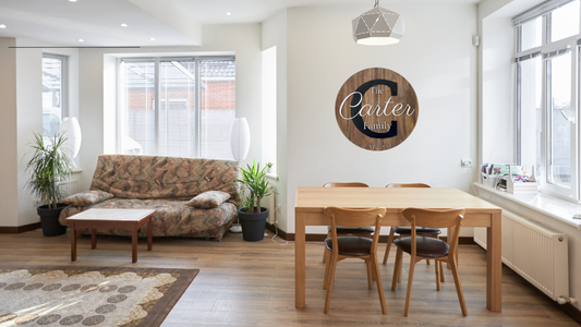 Personalized Wooden Name Sign – Custom Wall Decor 18"