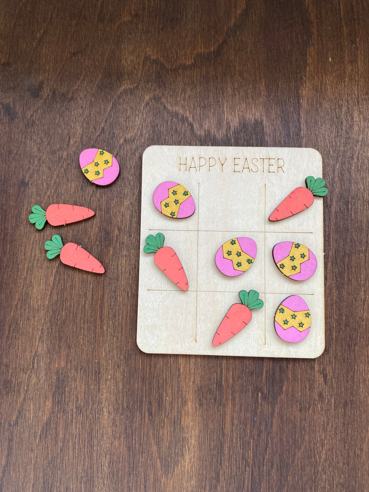 Tic Tac Toe Pop Out Kids Activity for Spring | Paint Your Own Craft Kit