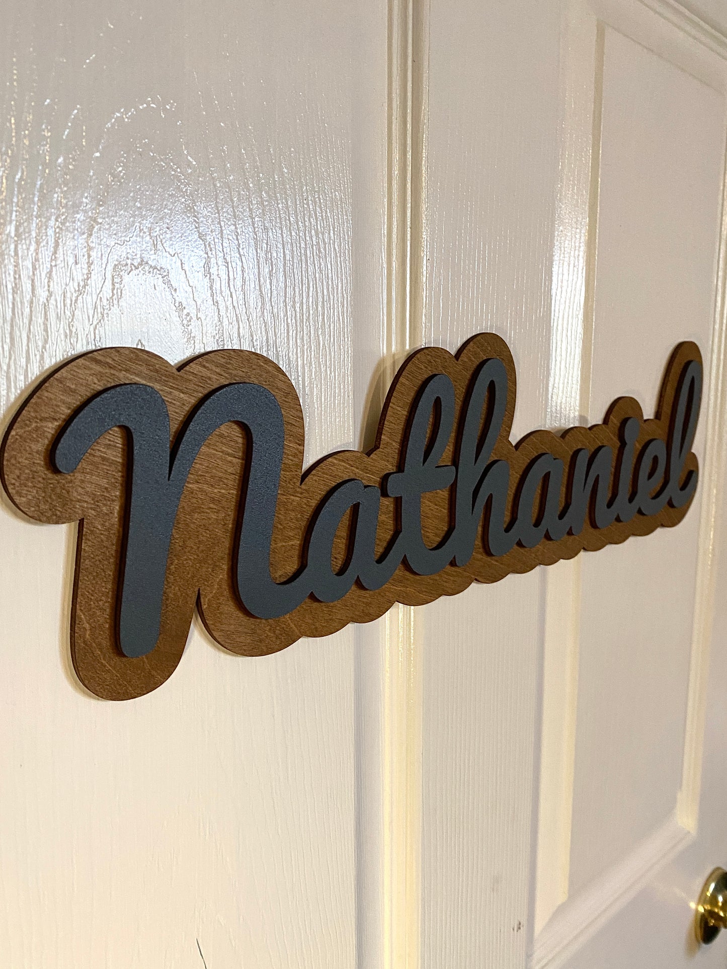 Name Cutout Wood Sign for Kids Room or Event