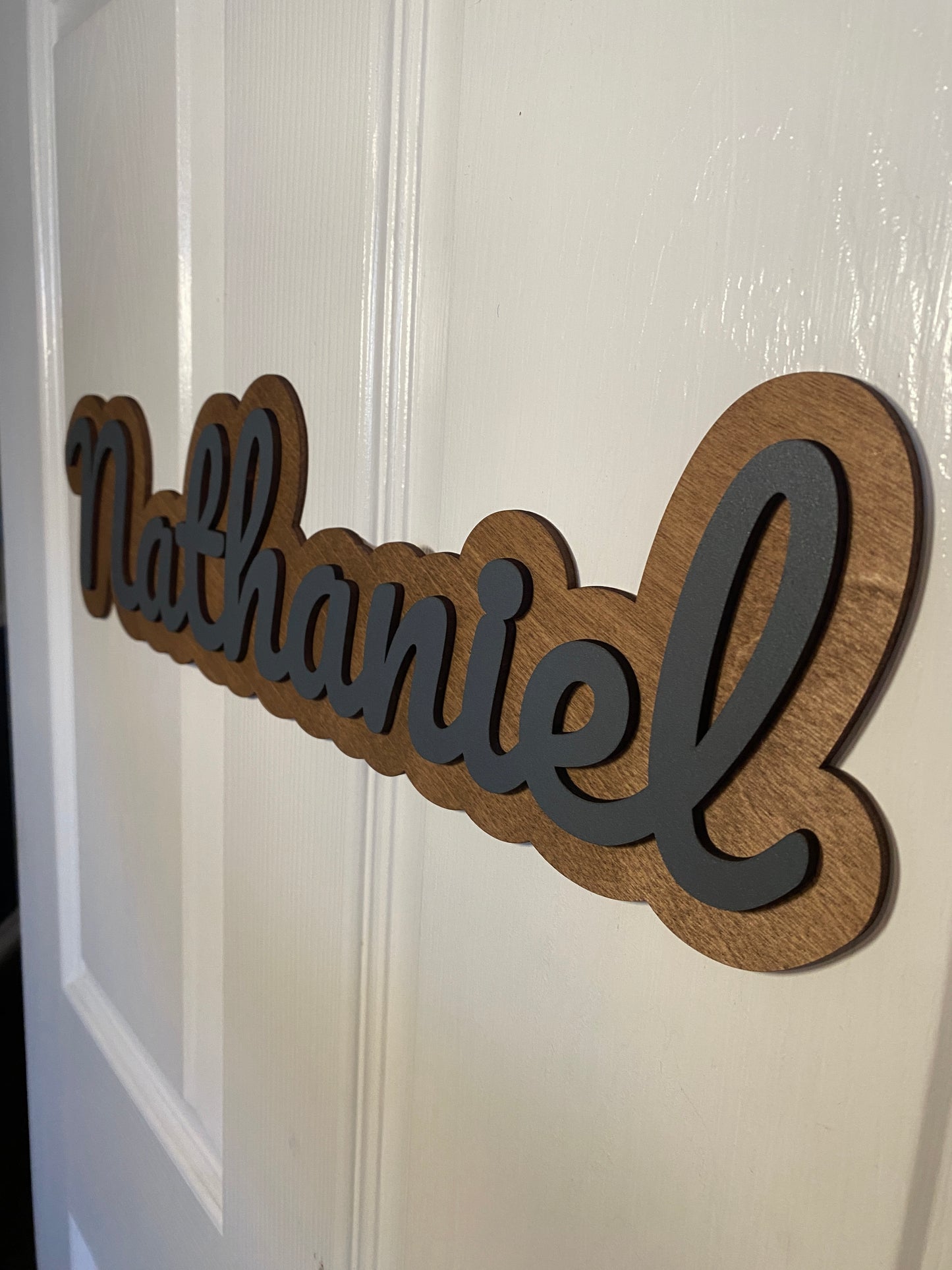Name Cutout Wood Sign for Kids Room or Event