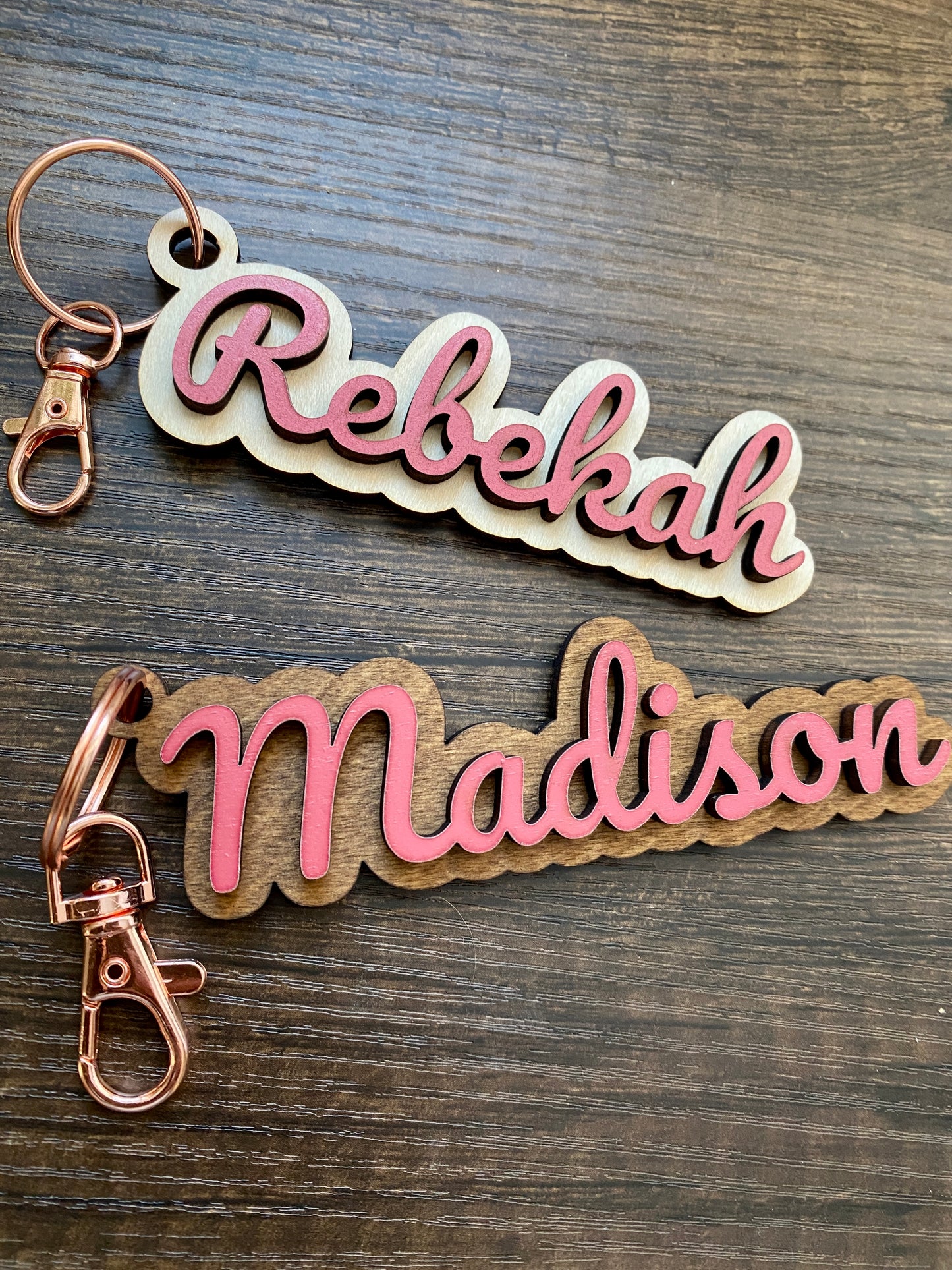 Kids Name Backpack Tag or Personalized Keychain