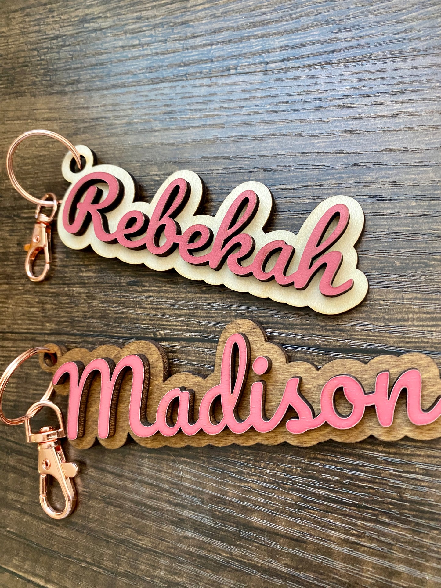 Kids Name Backpack Tag or Personalized Keychain