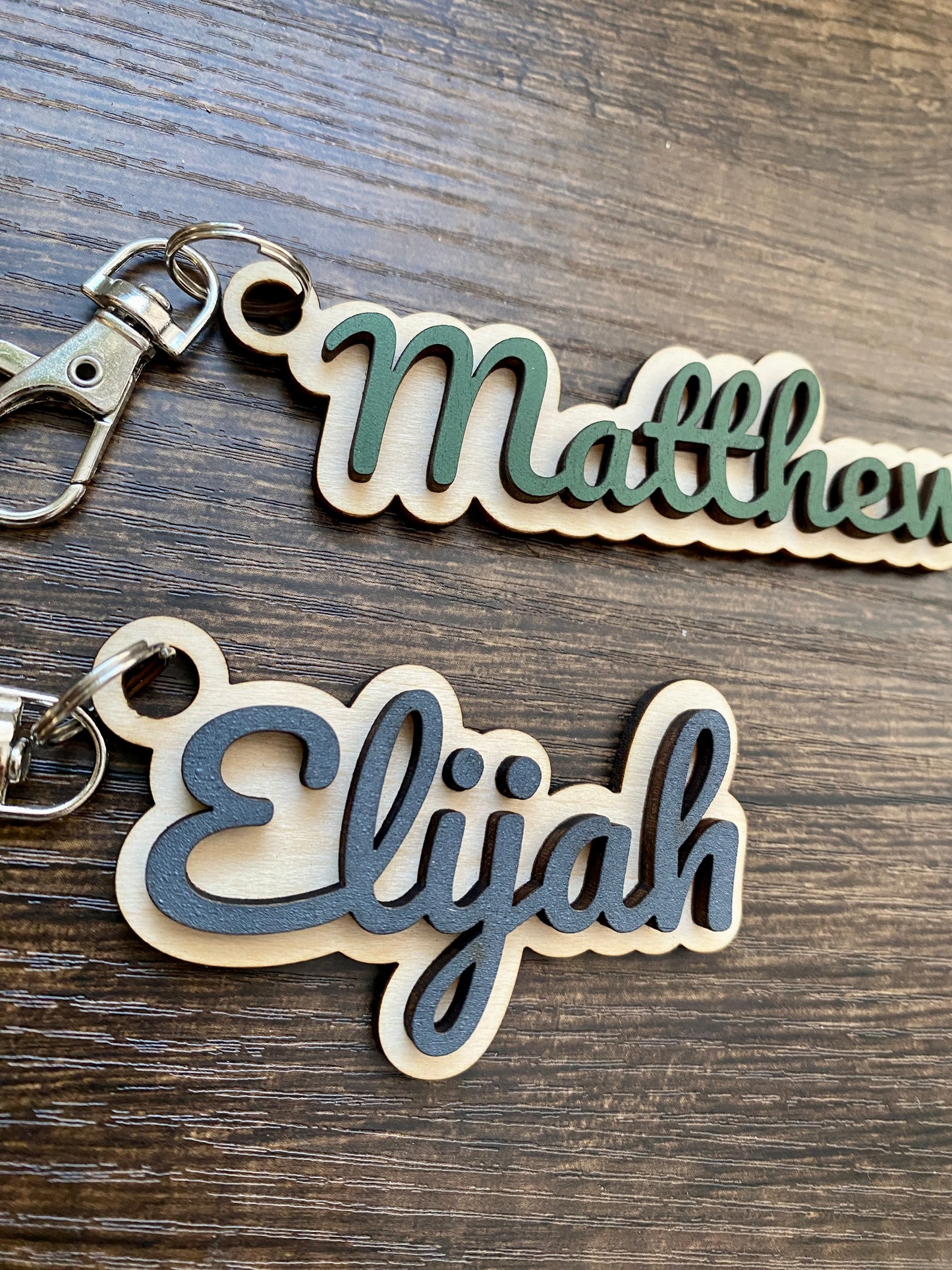 Kids Name Backpack Tag or Personalized Keychain