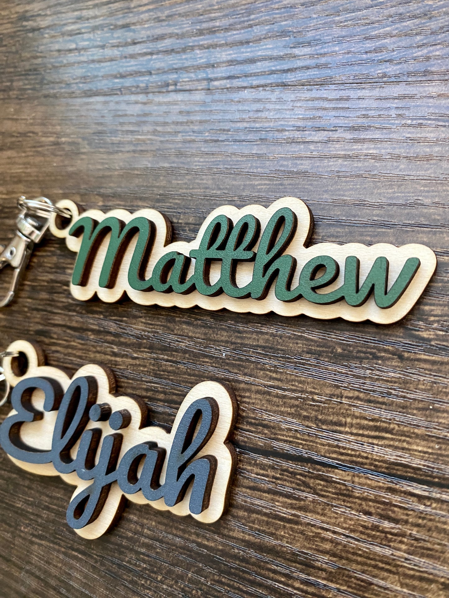 Kids Name Backpack Tag or Personalized Keychain