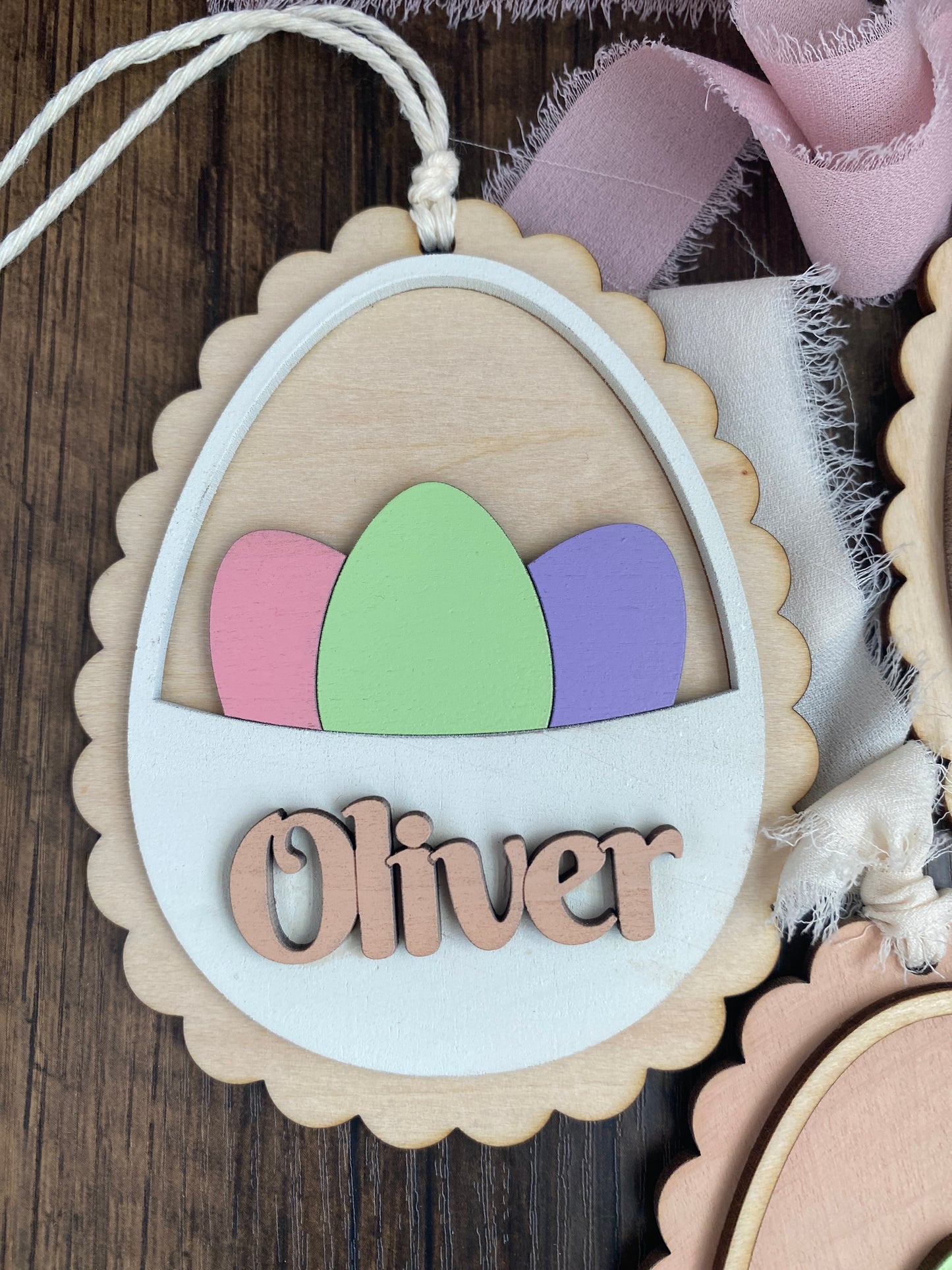 Easter Basket Tag | Personalized Easter Gift Tag | Kids Name Easter Tag