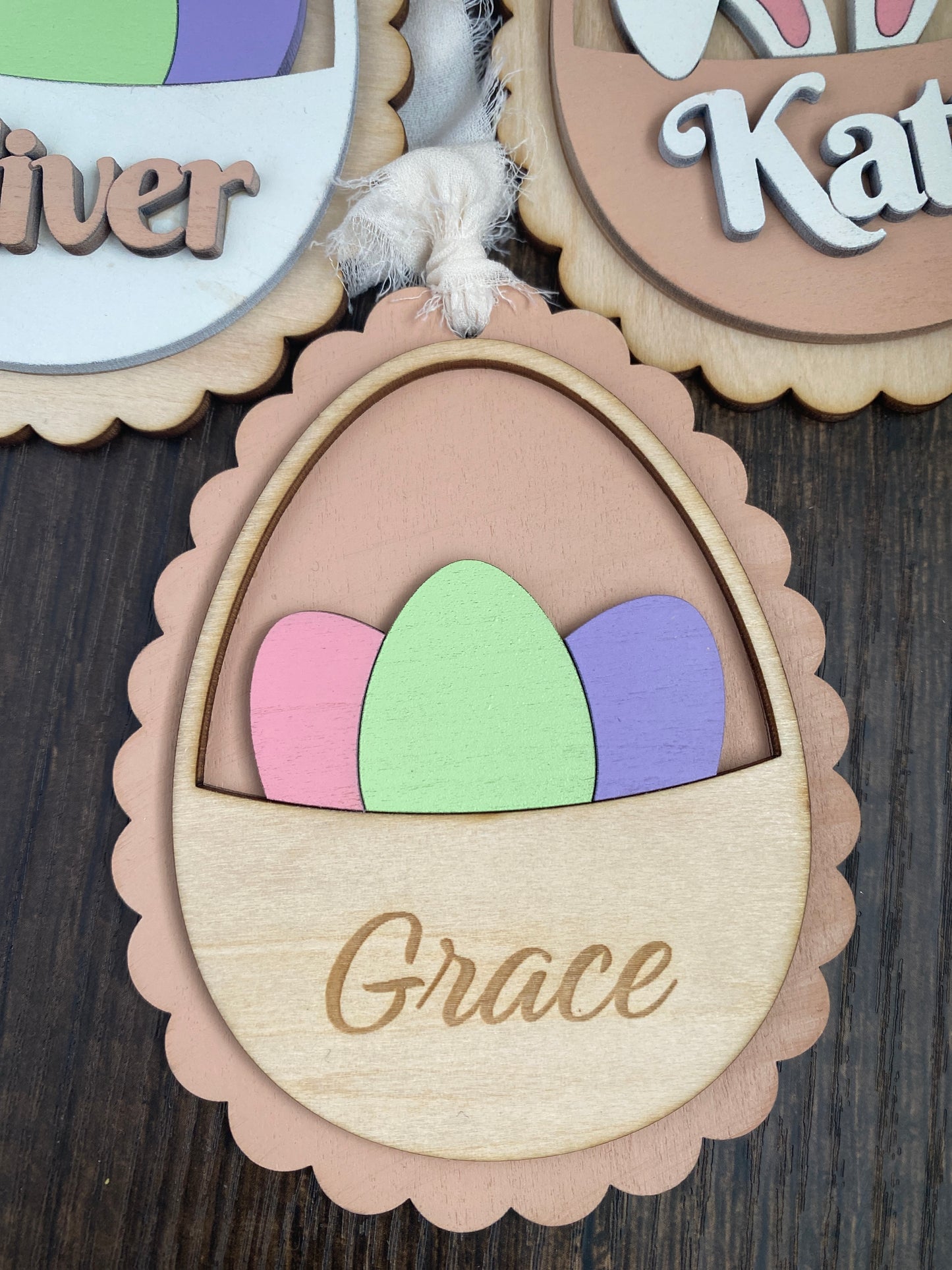 Easter Basket Tag | Personalized Easter Gift Tag | Kids Name Easter Tag