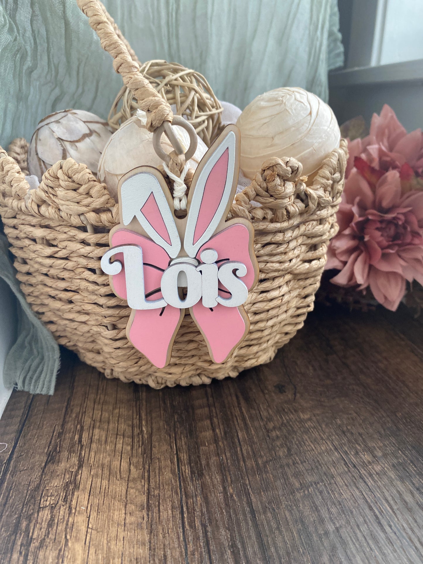 Easter Basket Tag | Personalized Easter Gift Tag | Kids Name Easter Tag