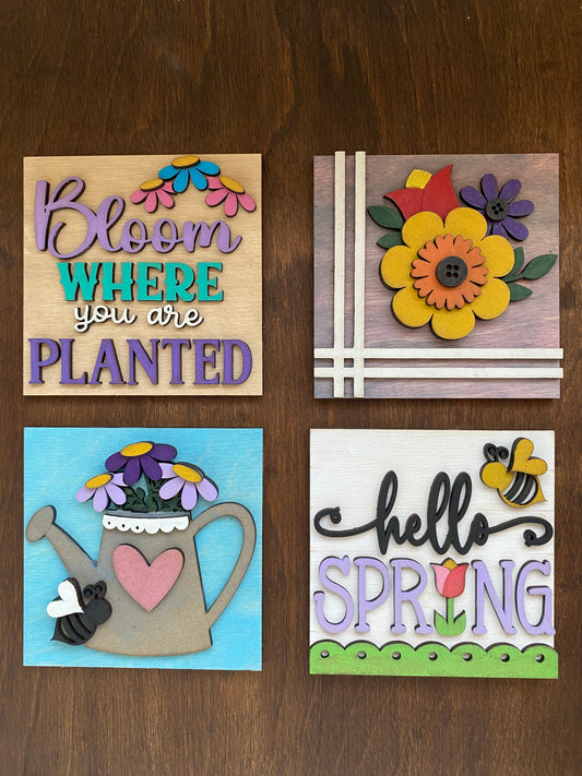 Paint Your Own Decorative Spring Sign | DIY Craft for Spring