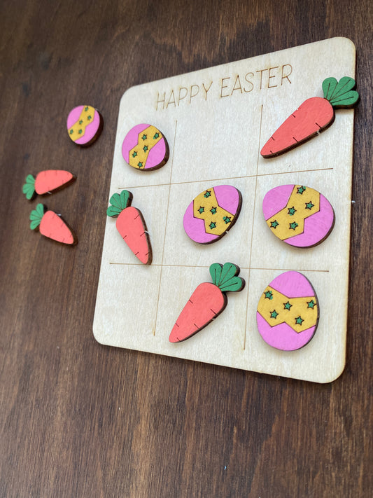 Tic Tac Toe Pop Out Kids Activity for Spring | Paint Your Own Craft Kit